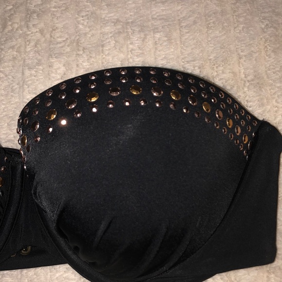 Black Victoria’s Secret Bikini Bandeau Top - NWOT - Picture 5 of 5